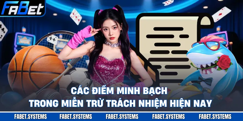 Các điểm minh bạch trong miễn trừ trách nhiệm hiện nay
