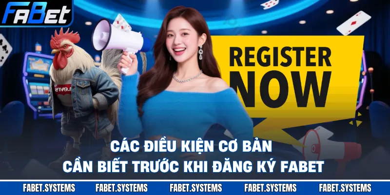 Các điều kiện cơ bản cần biết trước khi đăng ký FABET