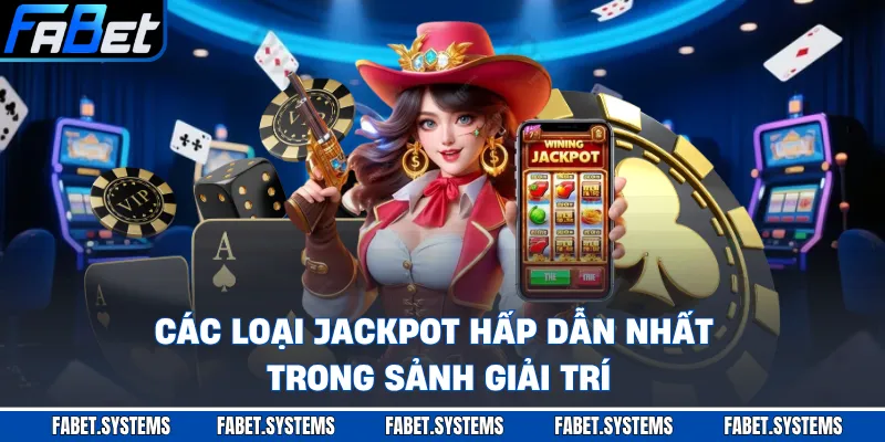 Các loại jackpot hấp dẫn nhất trong sảnh giải trí